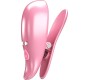 Pretty Love Flirtation PRETTY LOVE - LEAF VIBRATING NIPPLE CLAMPS PINK