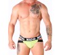 Macho Underwear MACHO – MX28FA JOCK GREEN FLUOR S