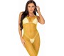 Leg Avenue Dresses LEG AVENUE - LONG NET DRESS YELLOW ONE SIZE