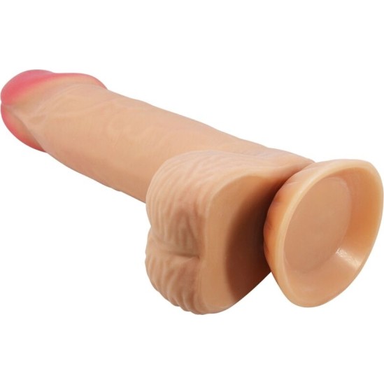 Pretty Love High Grade PRETTY LOVE — BĪDĀMĀS ĀDAS SĒRIJA REĀLISTS DILDO AR BĪDĀMĀM ĀDAS SŪCEKUSĒM 20,6 CM