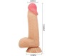 Pretty Love High Grade PRETTY LOVE — BĪDĀMĀS ĀDAS SĒRIJA REĀLISTS DILDO AR BĪDĀMĀM ĀDAS SŪCEKUSĒM 20,6 CM