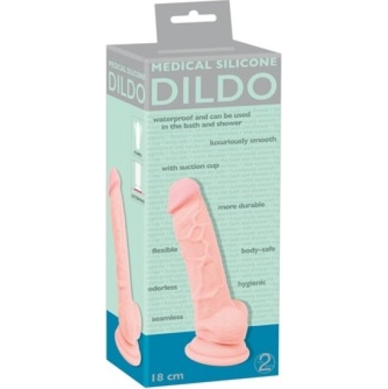 Medical Silicone Dildo 18 cm