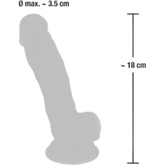 Medical Silicone Dildo 18 cm