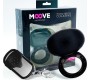 Moove Vibrating Cockring with Remote Control Black