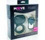 Moove Vibrating Cockring with Remote Control Black