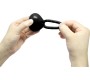 Moove Vibrating Cockring with Remote Control Black