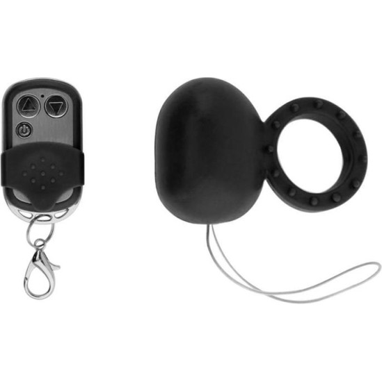 Moove Vibrating Cockring with Remote Control Black