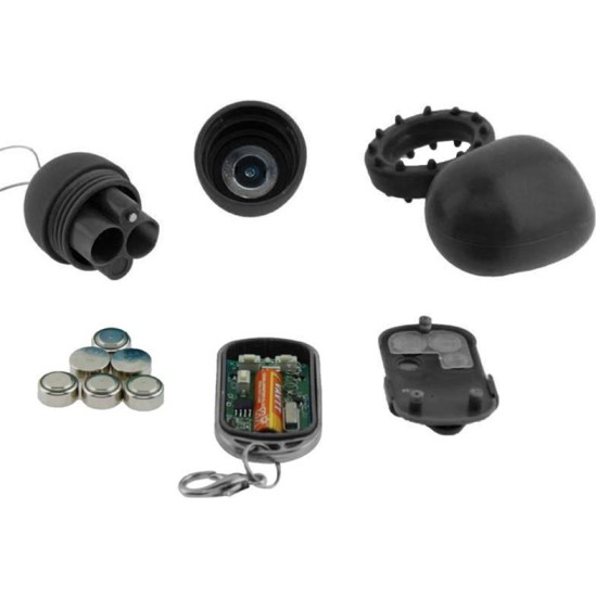 Moove Vibrating Cockring with Remote Control Black