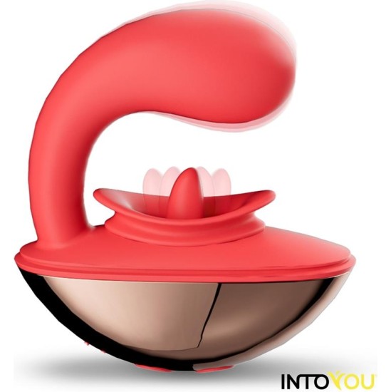 Intoyou App Series Rondy Vibrating and Licking Tongue Stimulator with App