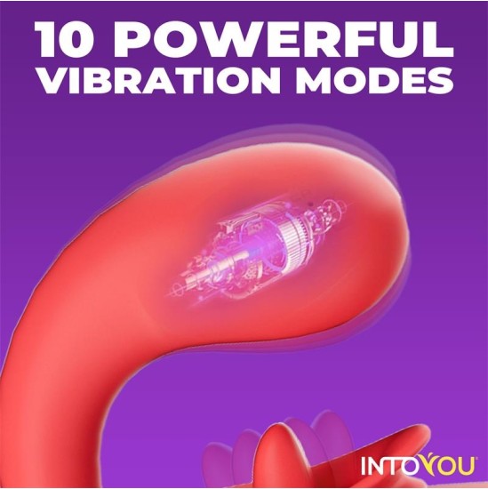 Intoyou App Series Rondy Vibrating and Licking Tongue Stimulator with App