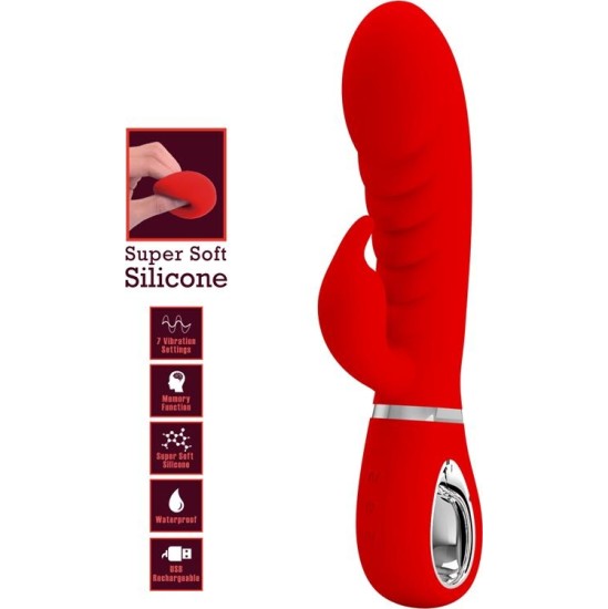 Prettylove Prescott G-Spot Vibrators Red