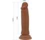 Pretty Love QUENTIN REALISTIC DILDO 18 CM BRŪNA