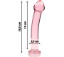Nebula Series By Ibiza MODEL 11 DILDO BOROSILICATE GLASS 16 X 3 CM PINK