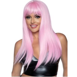 Leg Avenue Accessories LEG AVENUE - LONG STRAIGHT BANG WIG PINK
