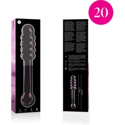 Nebula Series By Ibiza MODELIS 20 DILDO BOROSILIKĀTS STIKLS 20,5 X 3 CM ROZĀ