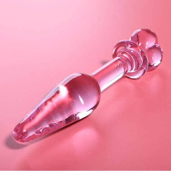 Nebula Series By Ibiza MODEL 7 ANAL PLUG BOROSILICATE GLASS 13.5 X 3 CM PINK