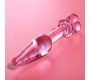 Nebula Series By Ibiza MODEL 7 ANAL PLUG BOROSILICATE GLASS 13.5 X 3 CM PINK