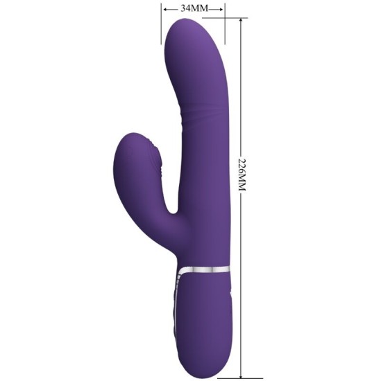 Pretty Love Flirtation PRETTY LOVE – MULTIFUNKTSIOONILINE G-PUNKTI VIBRATOR LILLA