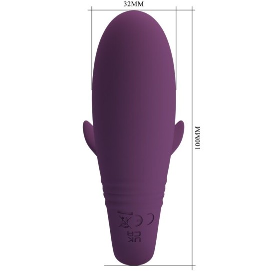 Pretty Love Led PRETTY LOVE — LIETOTNES JAYLEEN VIBRATOR TĀLVADĪBAS PULTS PURPULA