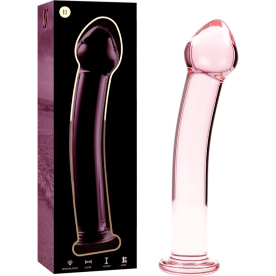 Nebula Series By Ibiza MODEL 11 DILDO BOROSILICATE GLASS 16 X 3 CM PINK