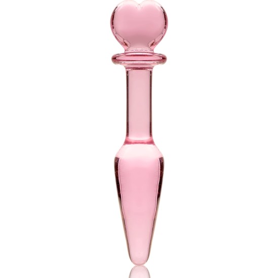 Nebula Series By Ibiza MODEL 7 ANAL PLUG BOROSILICATE GLASS 13.5 X 3 CM PINK