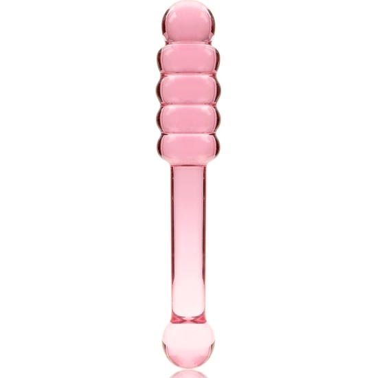 Nebula Series By Ibiza MODELIS 20 DILDO BOROSILIKATINIS STIKLAS 20,5 X 3 CM RAUŽAS