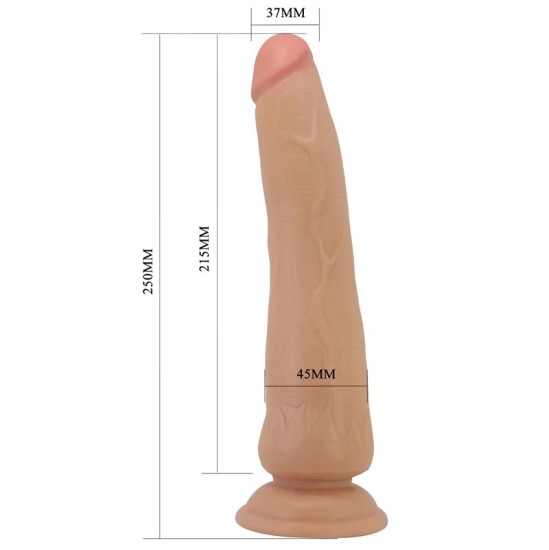 Prettylove Slenkanti oda Realistic Dildo 25 cm