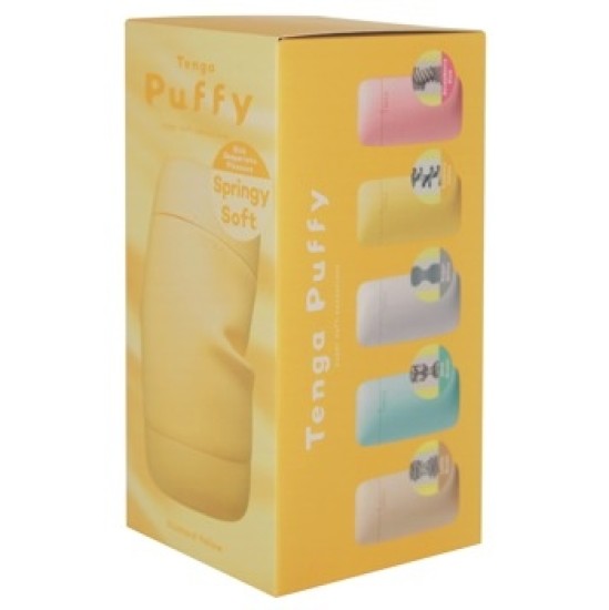 Tenga Puffy Custard Yellow