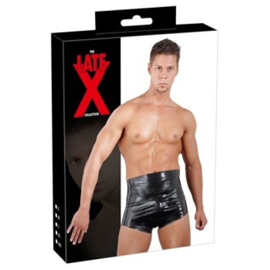 Late X Latex Diaper Briefs black 2XL