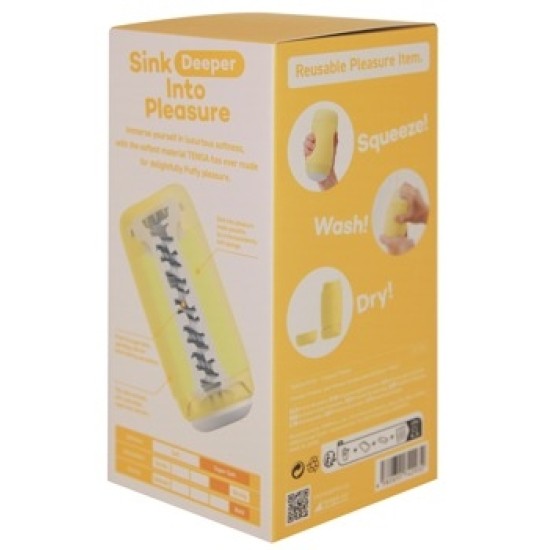 Tenga Puffy Custard Yellow