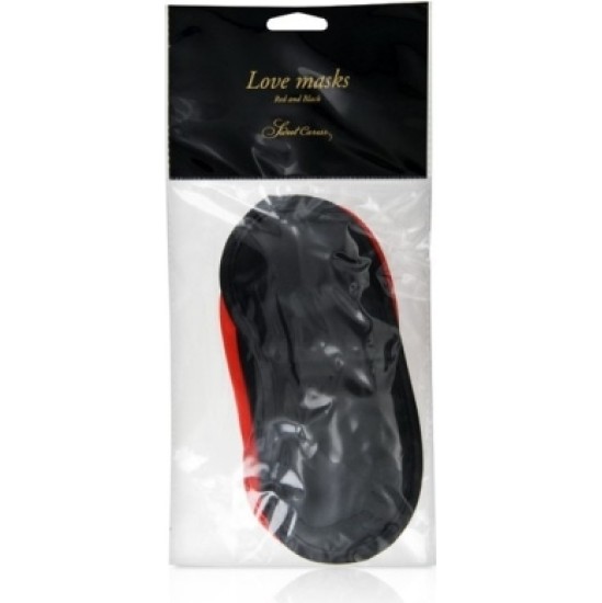 Sweet Caress LOVE MASKS RED AND BLACK