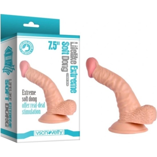 Vscnovelty REALISTIC PENIS SOFT FLESH 19 CM