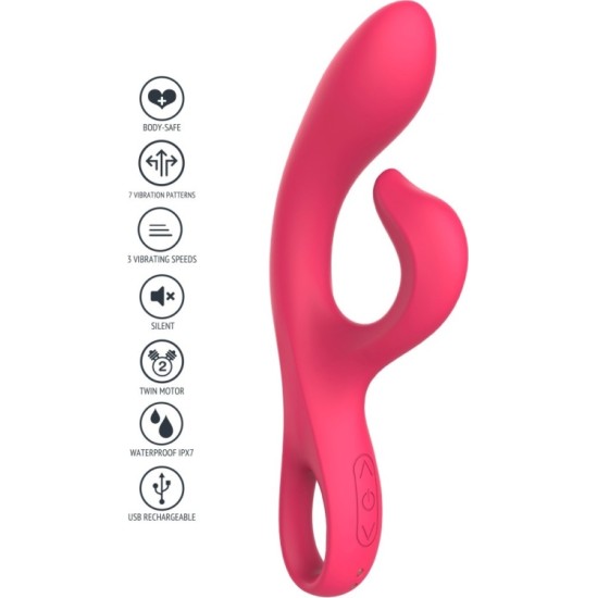 Toy Joy XOCOON ENDLESS ORGASM USB VIBRATOR FUCHSIA