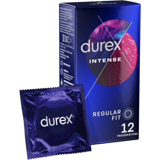 Durex INTENSE ORGASMIC KONDOMI 12 VIENĪBAS