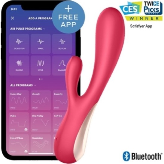 Satisfyer VIBRATOR MONO FLEX APP RED