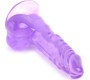 Vscnovelty PENE REALÍSTICO CRYSTAL JELLIES MORADO 13'5 CM