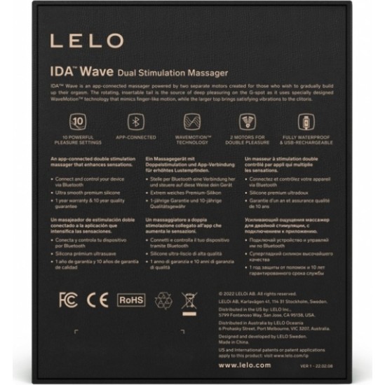 Lelo IDA WAVE APP CORAL