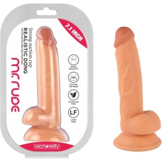 Vscnovelty REALISTIC PENIS MR RUDE FLESH 18 CM