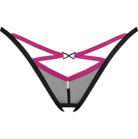 Obsessive NOVENES CROTCHLESS THONG XL/2XL