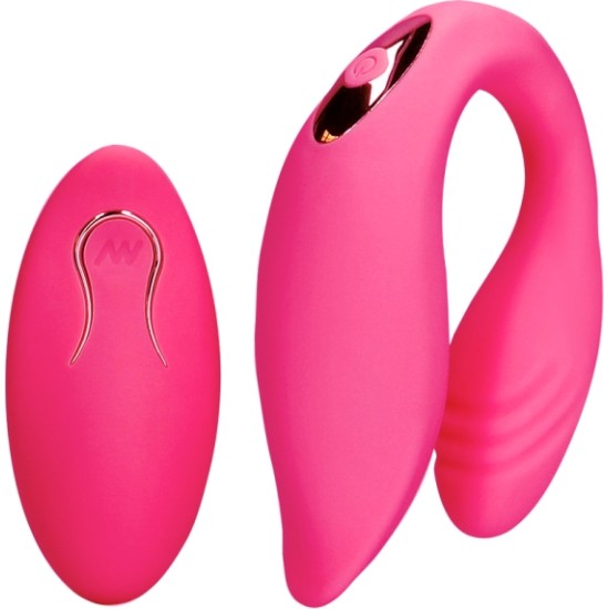 Loveline COUPLE VIBRATOR WITH REMOTE CONTROL STRAWBERRY