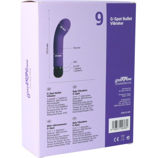 Pick&Love No. 9 G-SPOT BULLET VIBRATOR