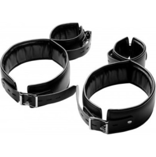 Xr - Strict BLACK THIGH CUFFS