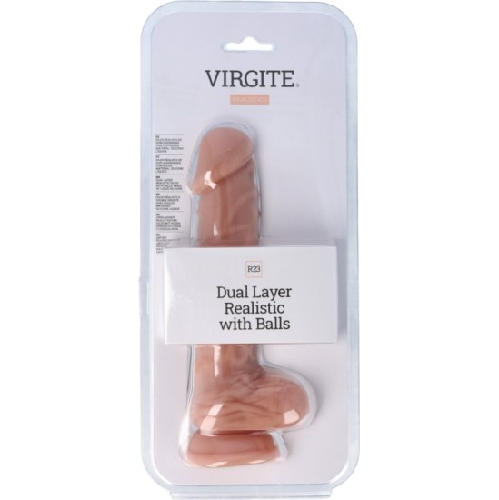 Virgite - Realistics DUAL LAYER REALISTIC 20CM WITH BALLS R23