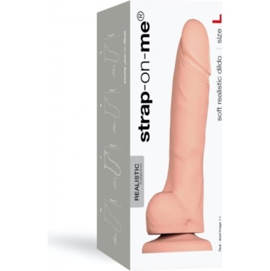 Strap-On-Me PEHME SILIKOON REALISTILINE PENIS VANILLA L