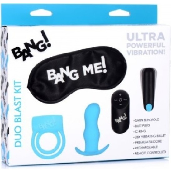 Xr - Bang! RINKINYS DUO BLAST USB su MĖLYNA NUOTOLINIO KONTROLĖ