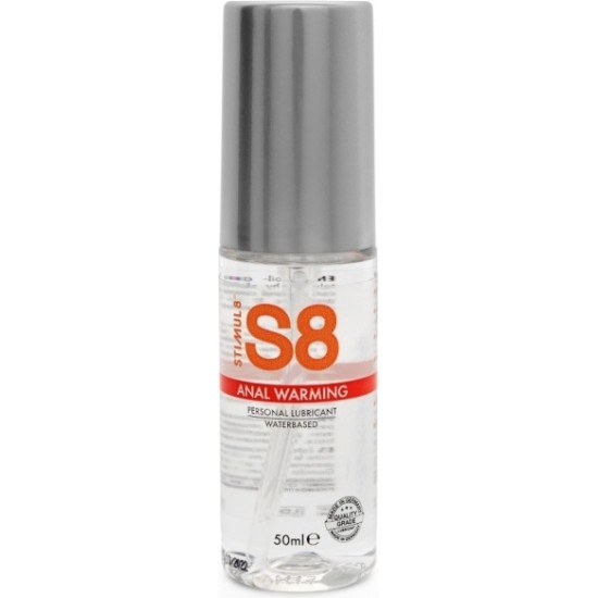 Stimul8 S8 WATER-BASED ANAL LUBRICANT EF. HEAT 50ML