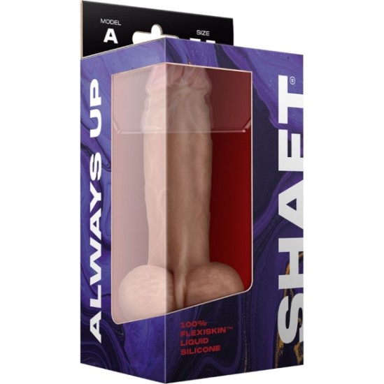 Shaft MODEL A 8.5 LIQUIDE SILICONE DONG W/BALLS - PINE