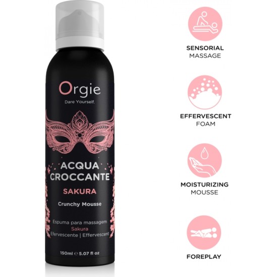 Orgie ACQUA SAKURA CREPITANT MASSAGE 150 ML