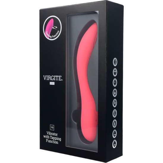 Virgite - Vibes V8 PINK RECHARGEABLE TAPPING VIBRATOR