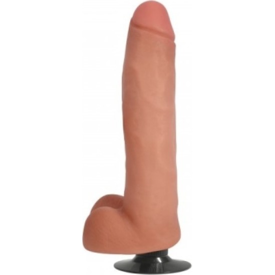 Xr - Jock VIBRATOR PENIS WITH FLESH TESTICLES 28 CM